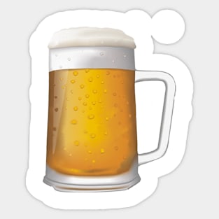 Giant beer mug Sticker